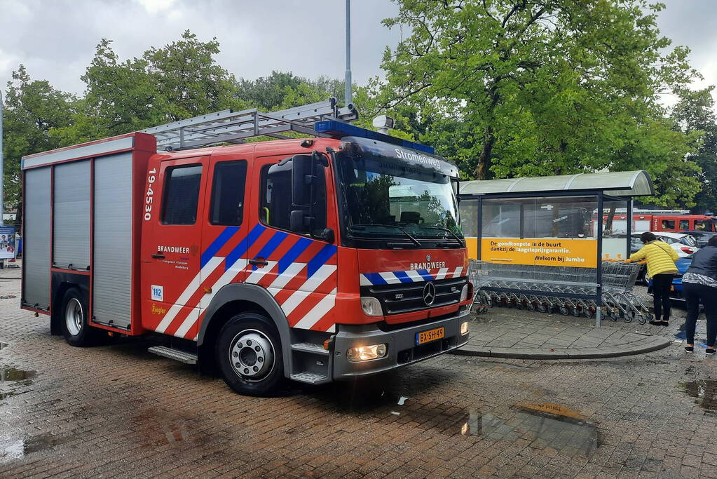 Grote overlast door zware regenval