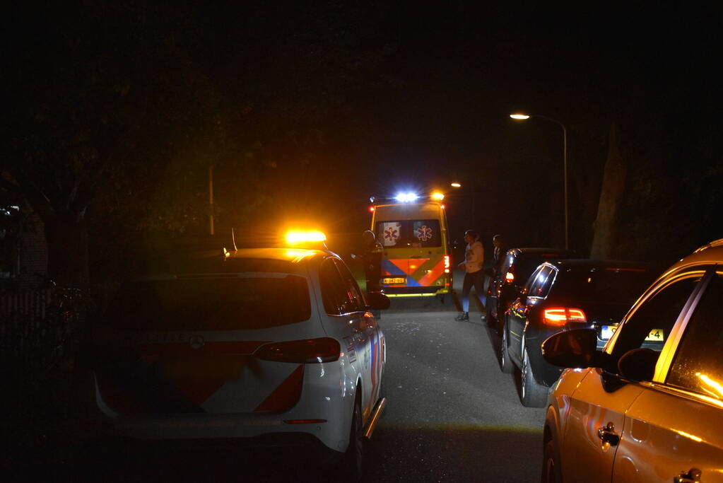 Scooter raakt beschadigd na botsing met hert