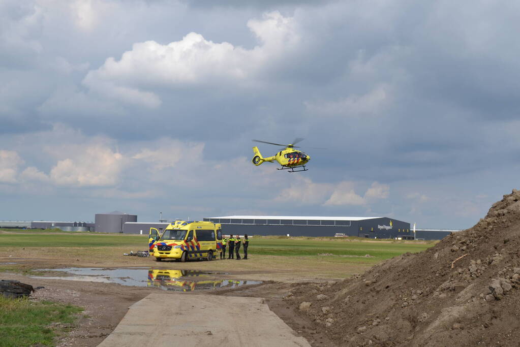Motorcrosser ernstig gewond na val