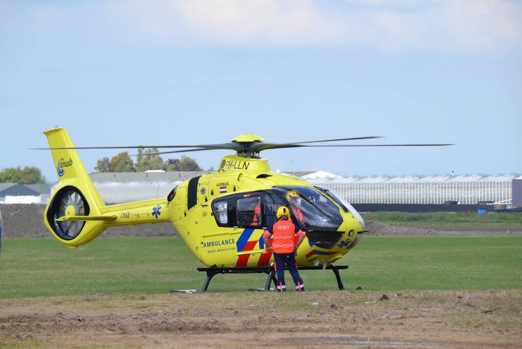 Motorcrosser ernstig gewond na val