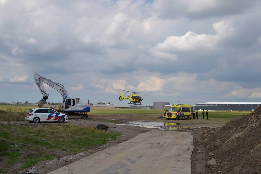 Motorcrosser ernstig gewond na val