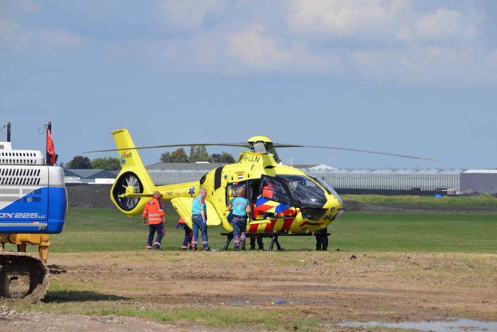 Motorcrosser ernstig gewond na val