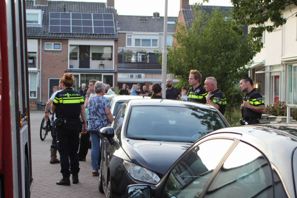 Felle brand op zolderverdieping