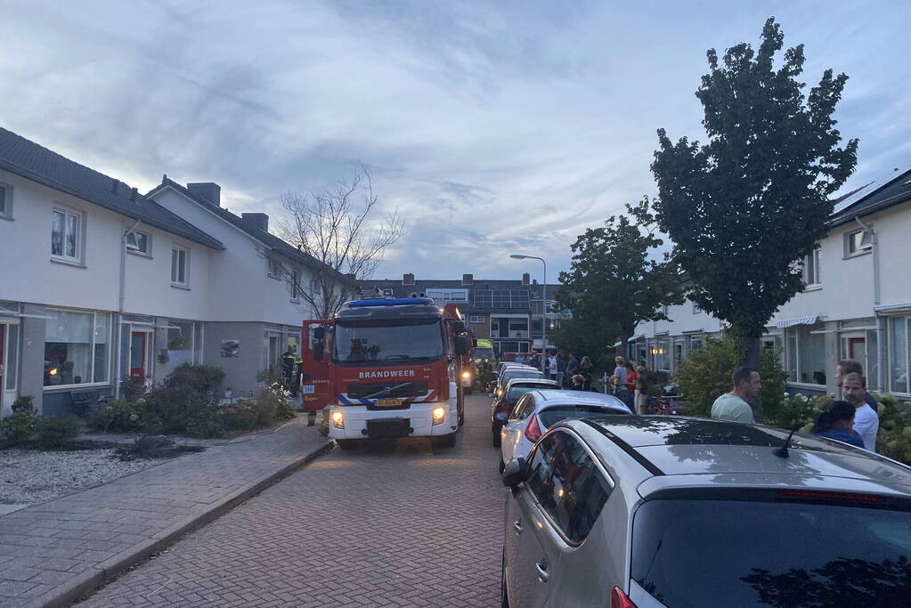 Felle brand op zolderverdieping