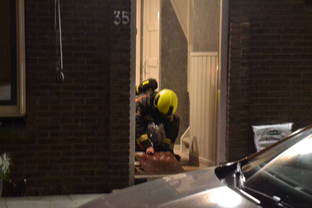 Brandweer ingezet voor gaslekkage
