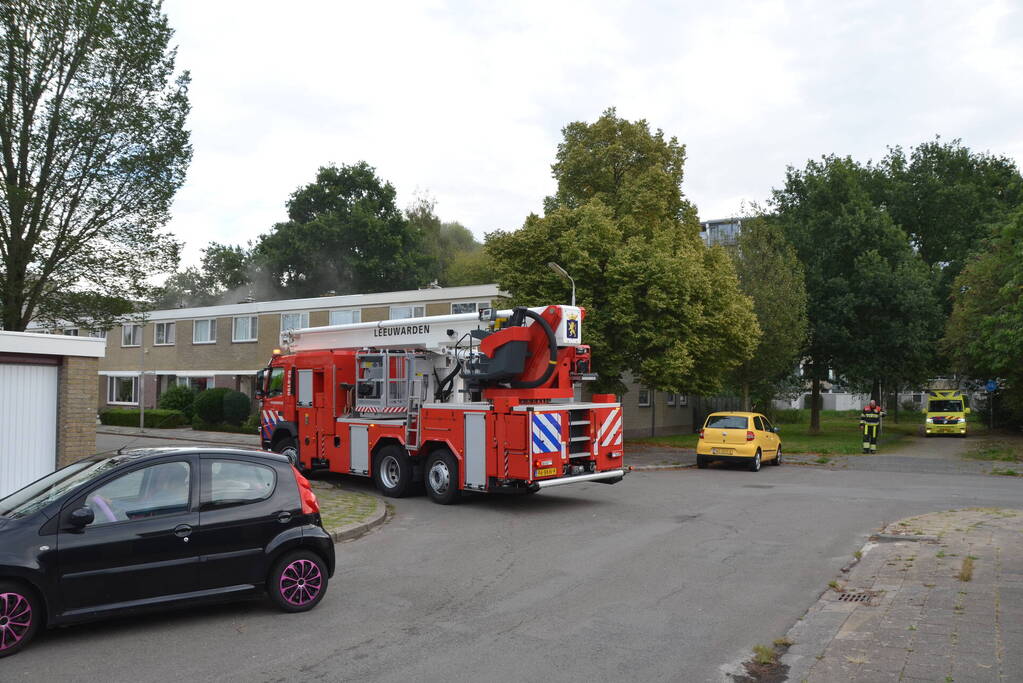 Kat gewond bij woningbrand