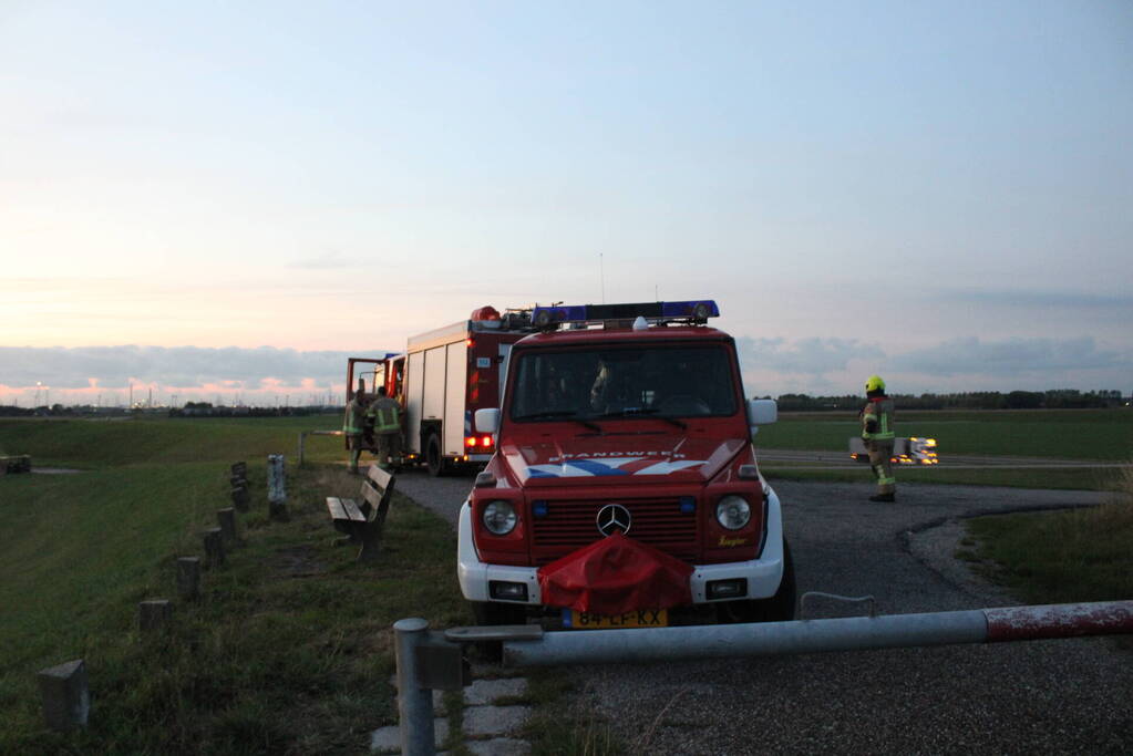 Brand in afvalcontainer snel geblust