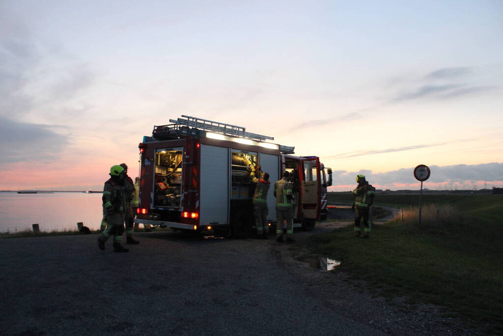 Brand in afvalcontainer snel geblust