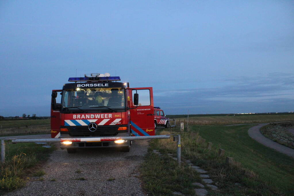 Brand in afvalcontainer snel geblust