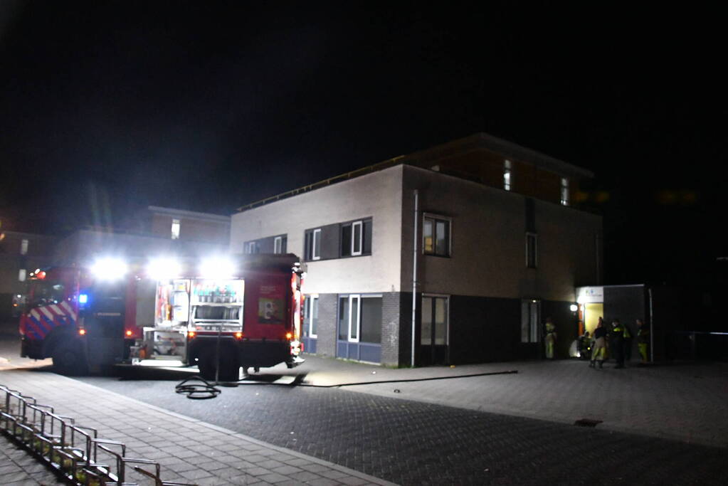 Onderzoek naar brandschade aan deur