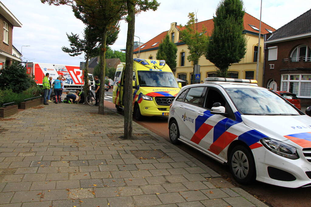 Fietsster gewond na val van fiets