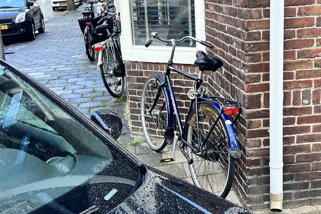 Fiets handvat schiet los man gewond