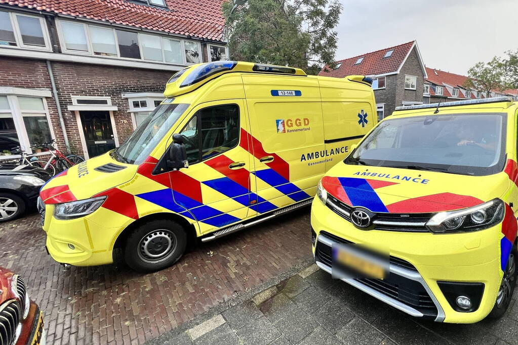 Fiets handvat schiet los man gewond