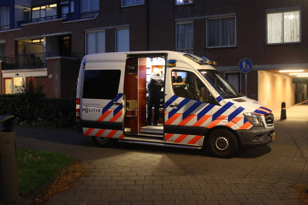 Schoten gelost op raam van woning