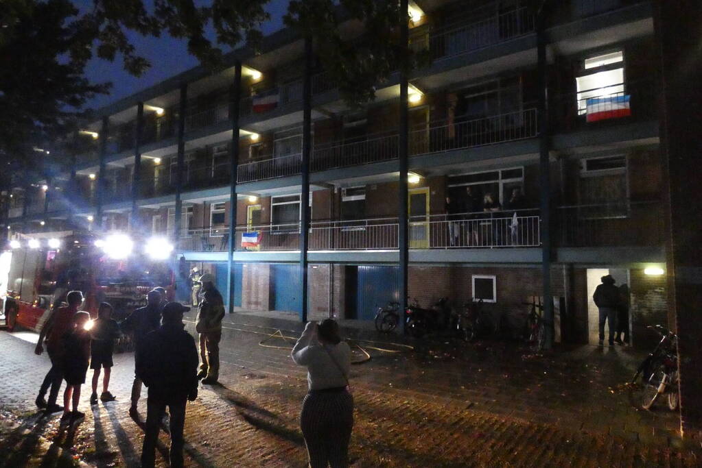 Brand in flatgebouw snel onder controle