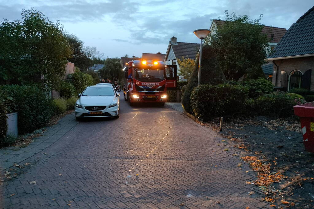 Veel rookontwikkeling bij schoorsteenbrand