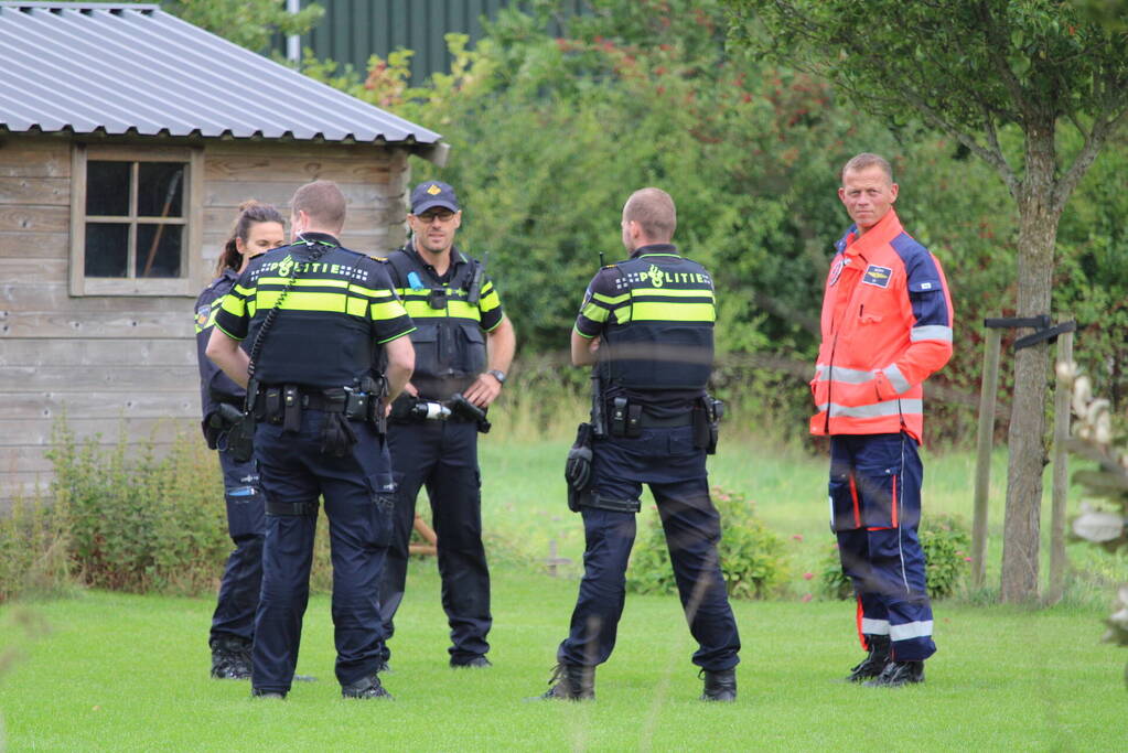 Traumateam assisteert bij incident in woning