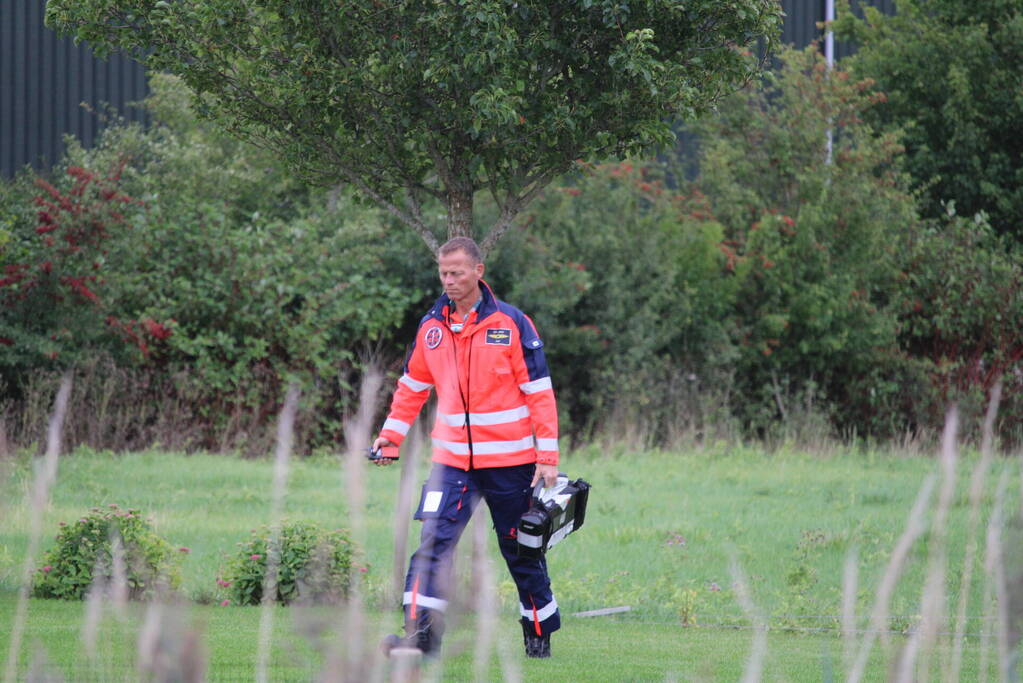 Traumateam assisteert bij incident in woning