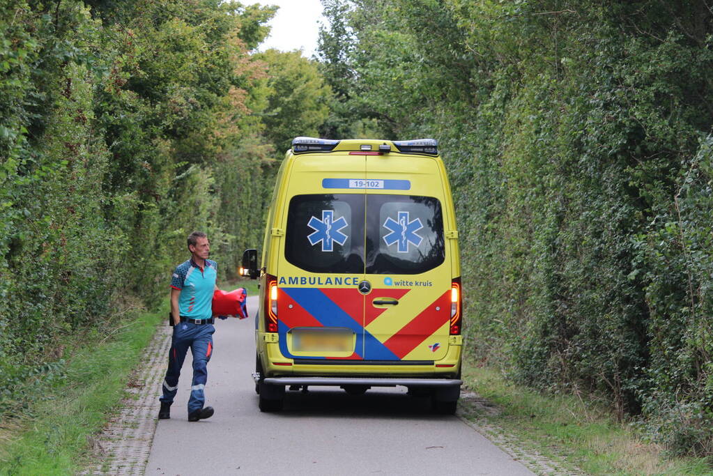 Traumateam assisteert bij incident in woning