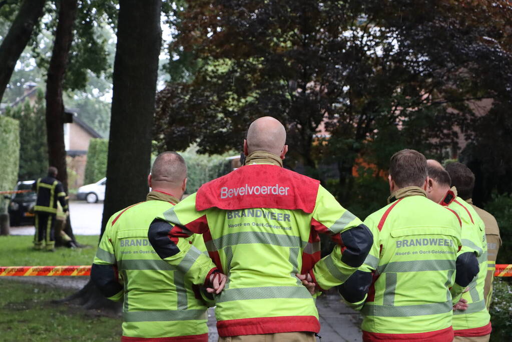 Gebied afgezet wegens stormschade