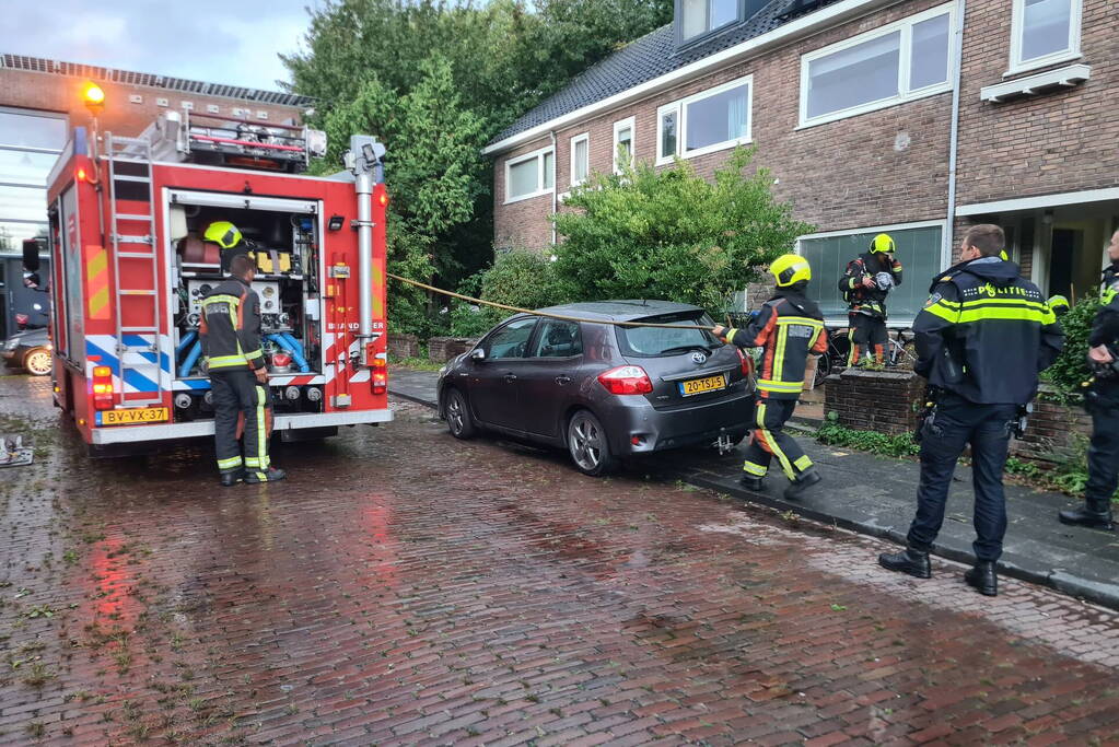 Rookontwikkeling na brand in meterkast