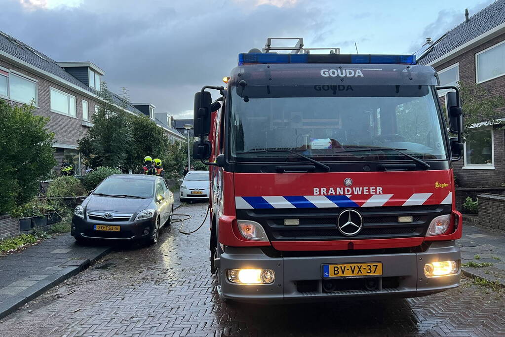 Rookontwikkeling na brand in meterkast
