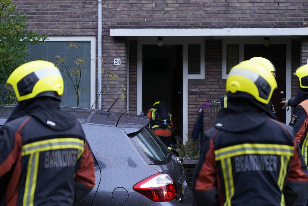 Rookontwikkeling na brand in meterkast