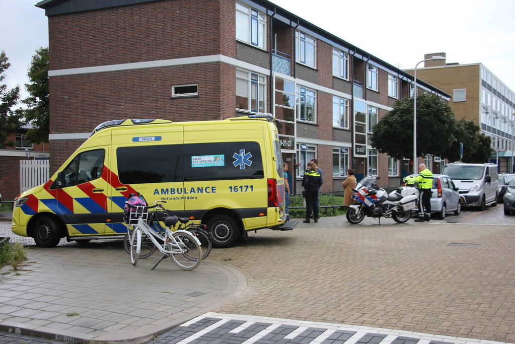 Jonge fietser raakt gewond bij botsing