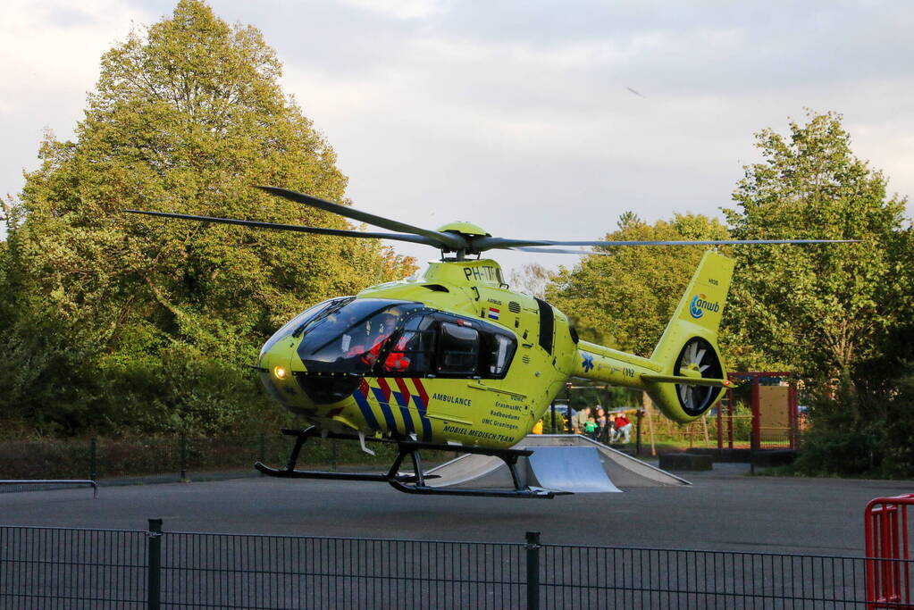 Traumahelikopter ingezet voor incident op straat