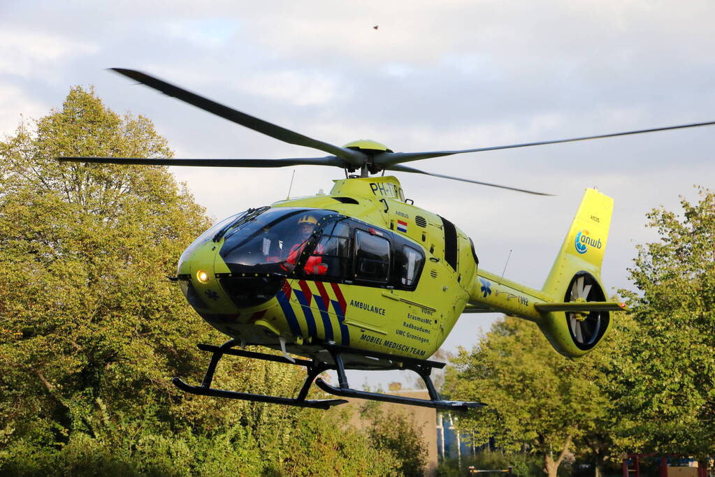 Traumahelikopter ingezet voor incident op straat