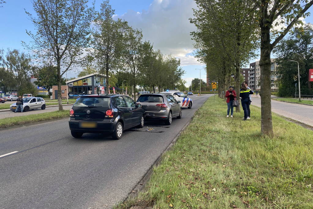 Schade bij kop-staart botsing
