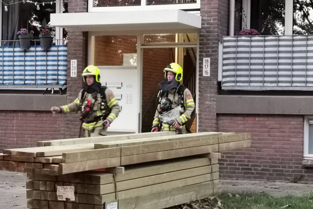 Ontruiming na probleem in afvoer van centrale verwarming