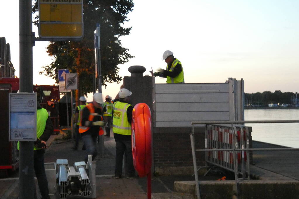 Grote oefening door Hoogwaterbrigade