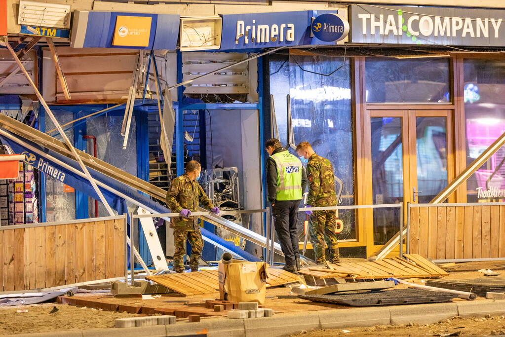 Ravage na plofkraak bij Primera