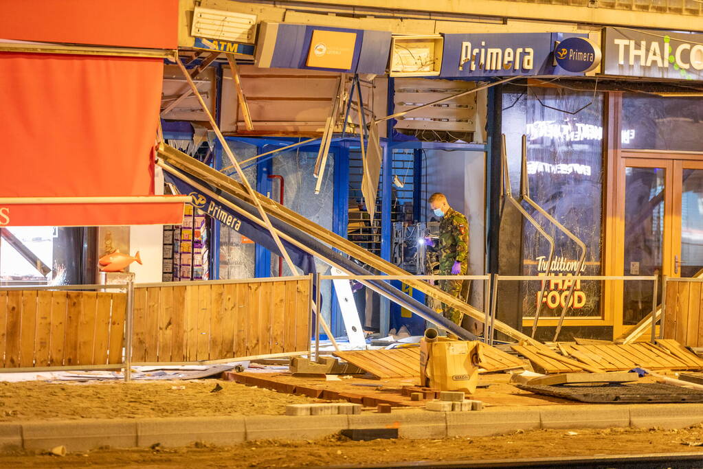 Ravage na plofkraak bij Primera