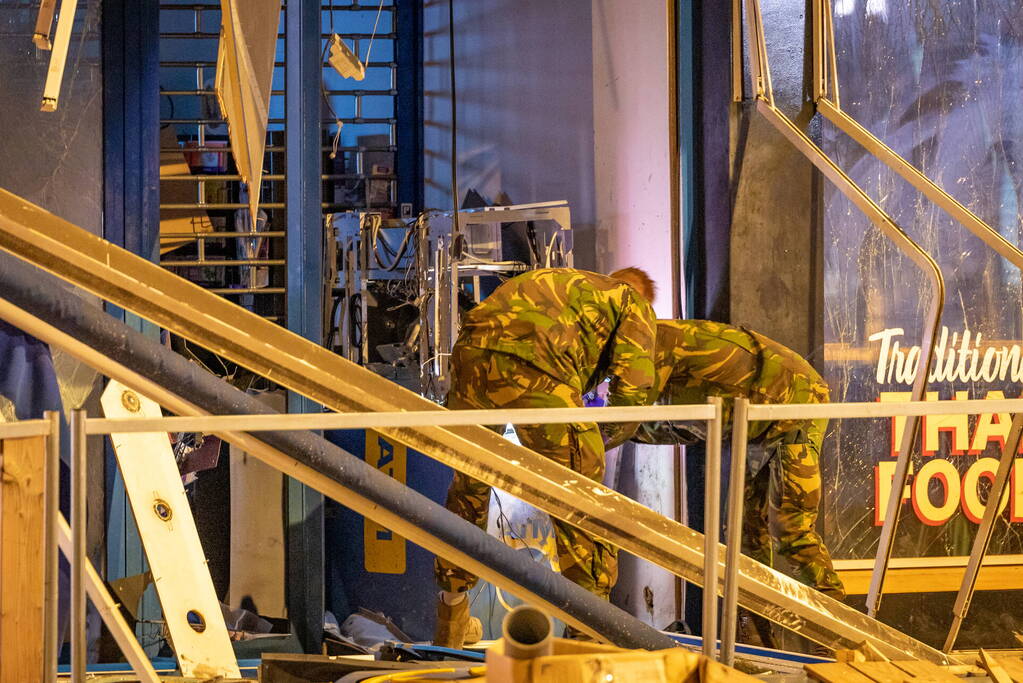 Ravage na plofkraak bij Primera