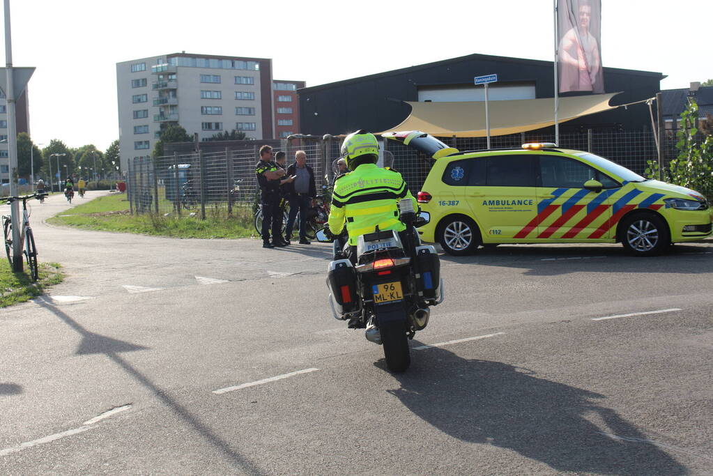 Fietser gewond bij aanrijding met auto