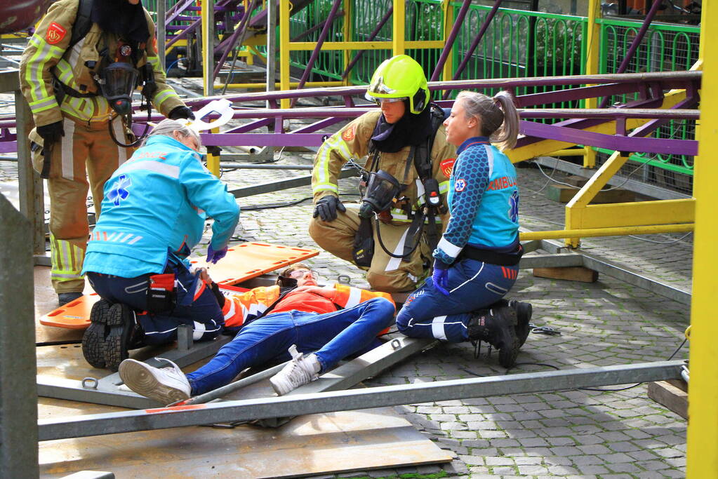 'Family coaster' decor van hulpdienstenoefening