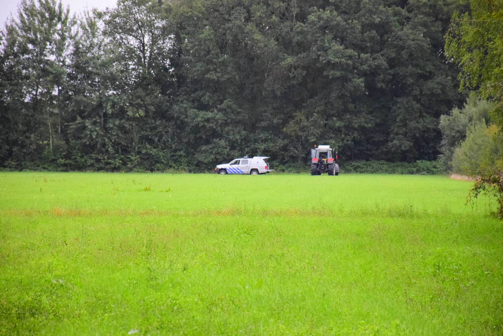 Vliegtuigbom gevonden in weiland