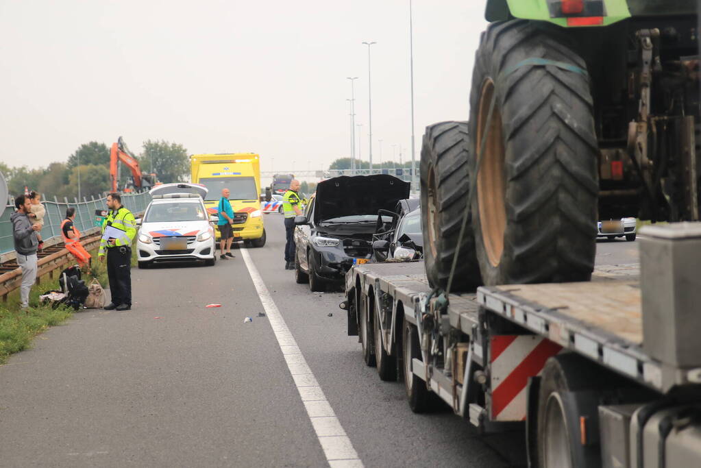 Gewonde bij ongeval op snelweg
