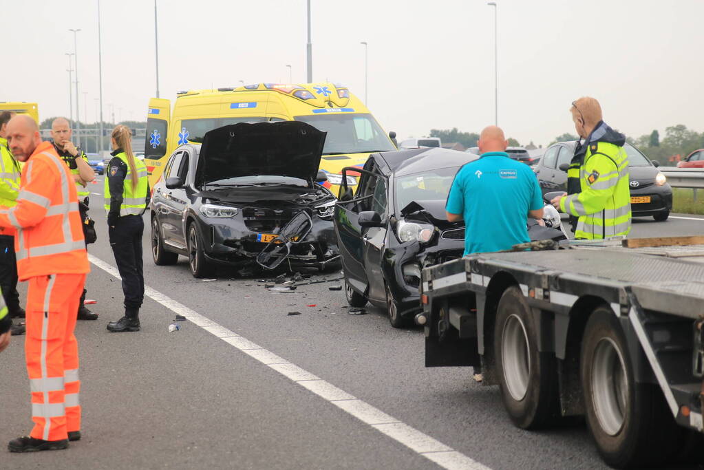 Gewonde bij ongeval op snelweg