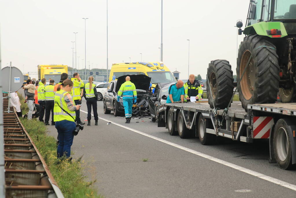 Gewonde bij ongeval op snelweg