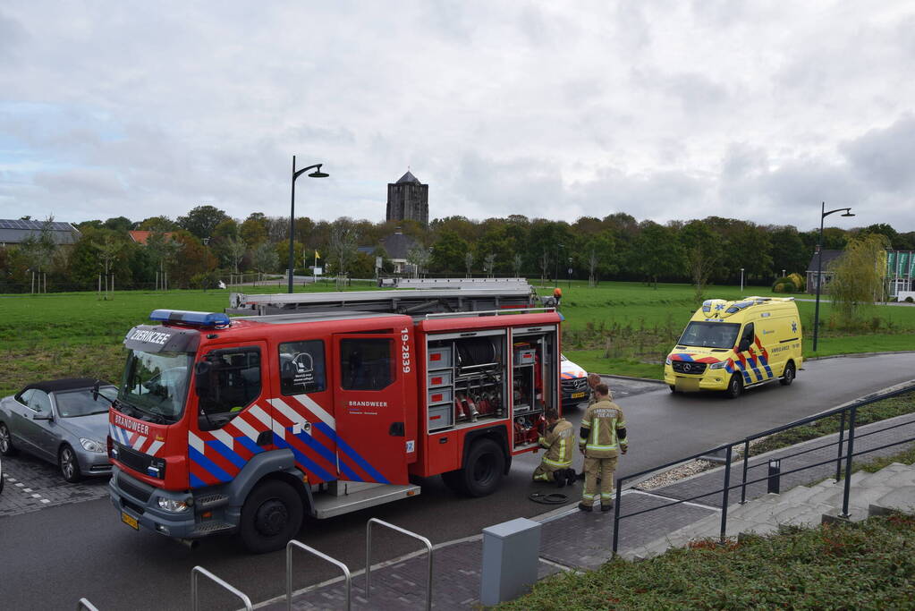Geen gehoor bij woning, brandweer verleent toegang