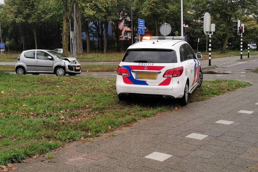 Veel schade bij kop-staartbotsing