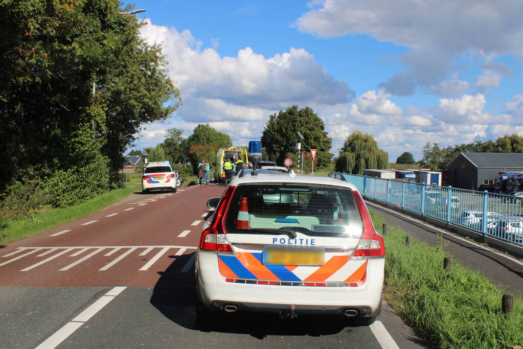 Fietser gewond bij aanrijding met auto