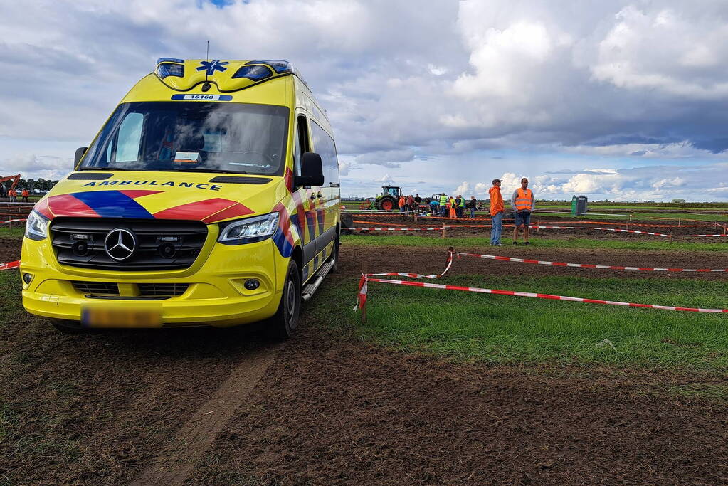 Motorcrosser gewond na ongeval op evenement