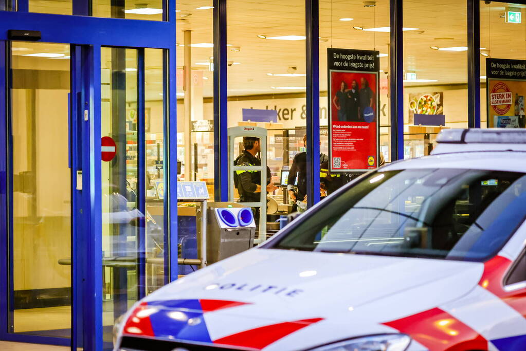 Overval op supermarkt Lidl