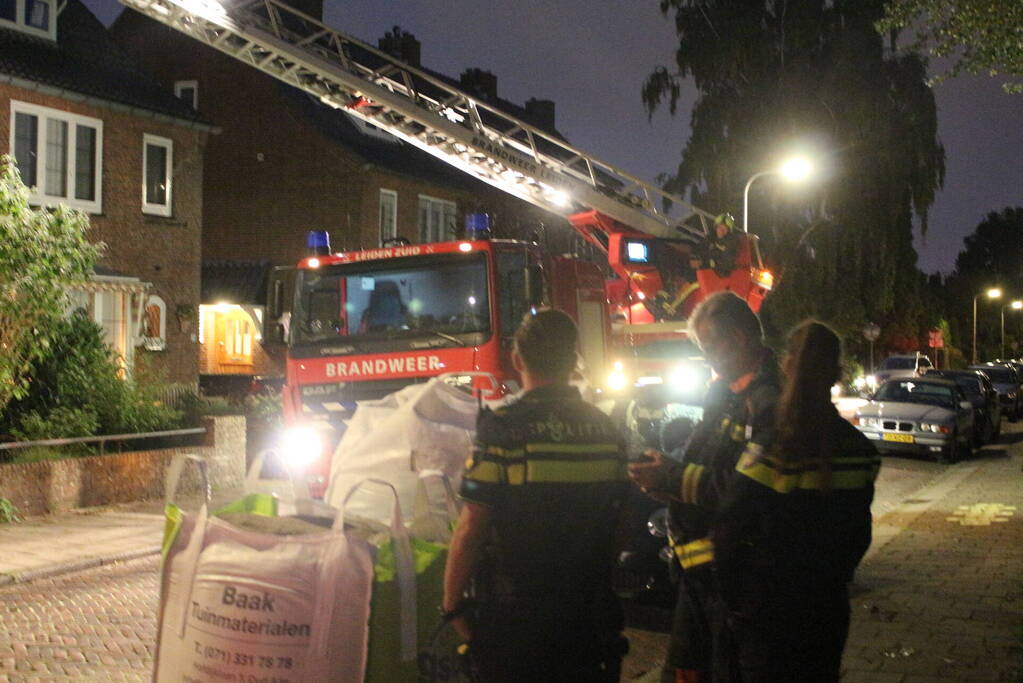 Brandweer ingezet voor schoorsteenbrand