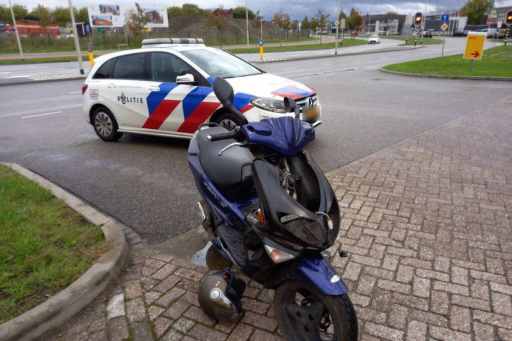 Scooterrijder gewond na val
