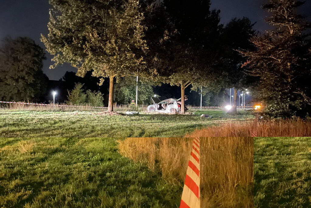 Twee personen gewond na eenzijdig ongeval